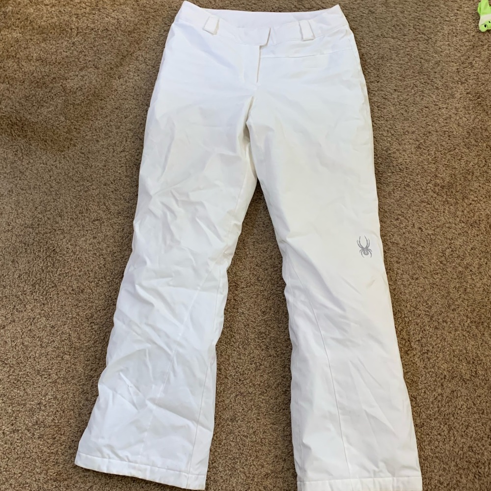 Women’s White Spyder Snowboard/Ski & Snow Pants